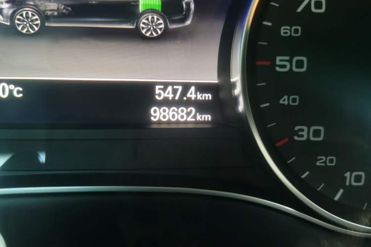 Used Audi A6L New Energy 2018 40 e-tron Odometer Close Up