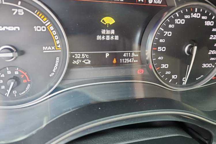 Used Audi A6L New Energy 2018 40 e-tron Odometer Close Up