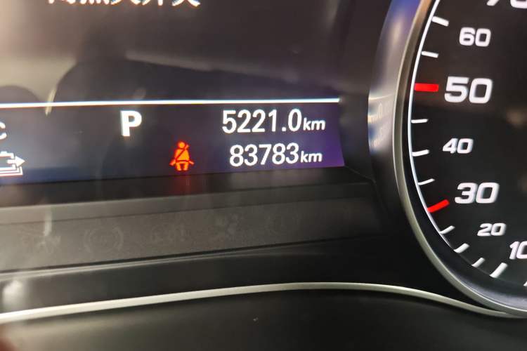 Used Audi A6L New Energy 2018 40 e-tron Odometer Close Up