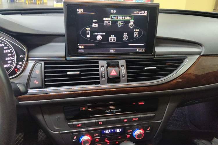 Used Audi A6L New Energy 2018 40 e-tron Audio And AC Panel