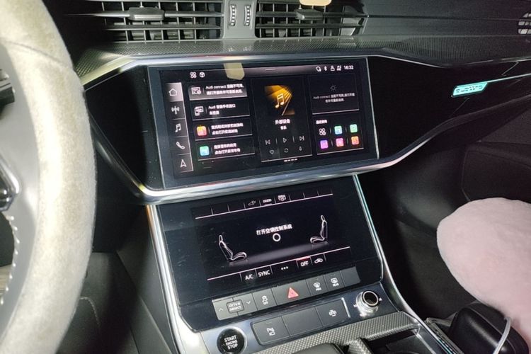 Used Audi A6L New Energy 2020 55 TFSI e quattro Audio And AC Panel