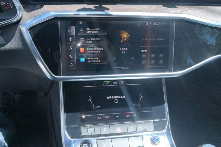 Used Audi A6L New Energy 2020 55 TFSI e quattro Audio And AC Panel