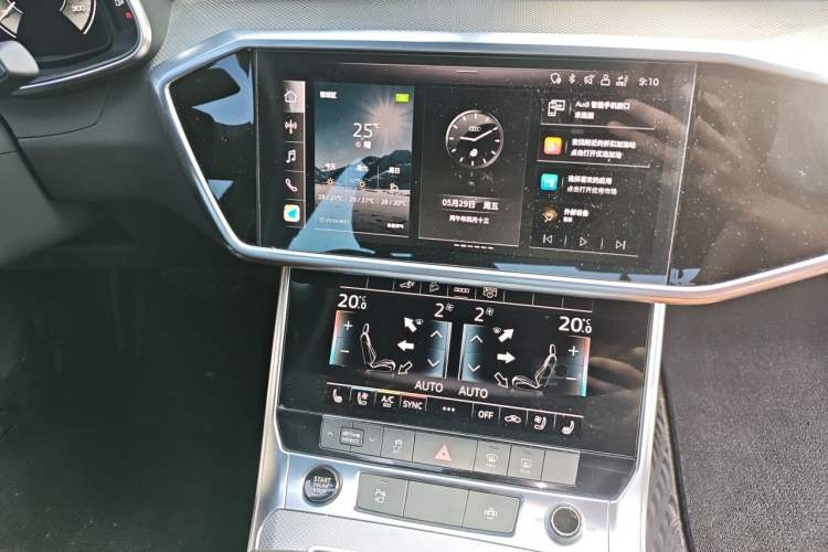 Used Audi A6L New Energy 2020 55 TFSI e quattro Audio And AC Panel