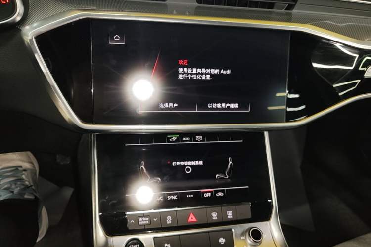 Used Audi A6L New Energy 2020 55 TFSI e quattro Audio And AC Panel