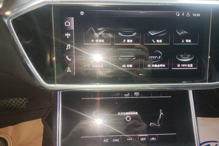 Used Audi A6L New Energy 2020 55 TFSI e quattro Audio And AC Panel