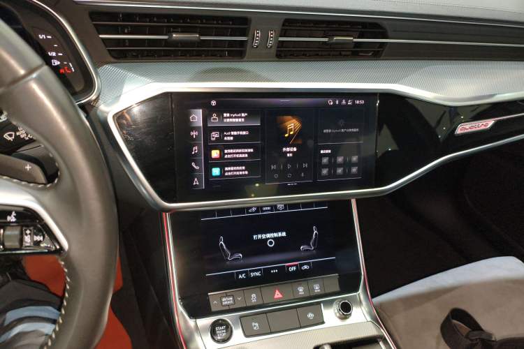 Used Audi A6L New Energy 2020 55 TFSI e quattro Audio And AC Panel