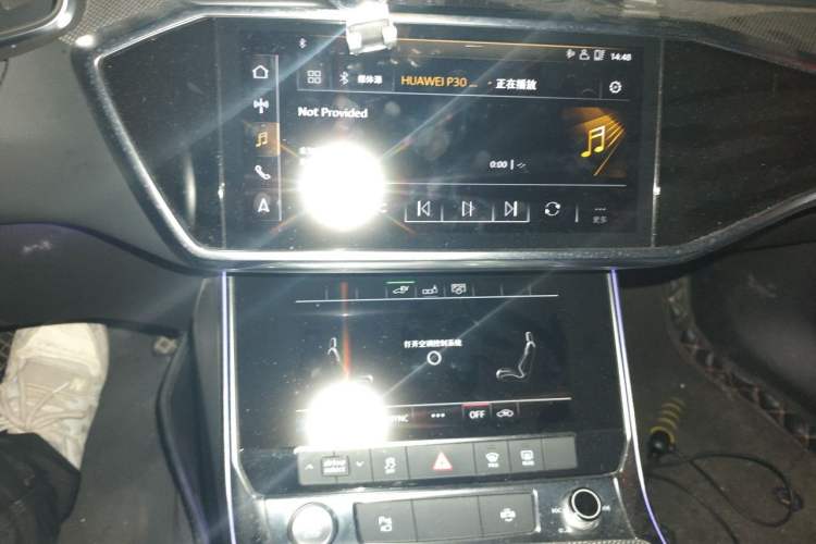 Used Audi A6L New Energy 2020 55 TFSI e quattro Audio And AC Panel