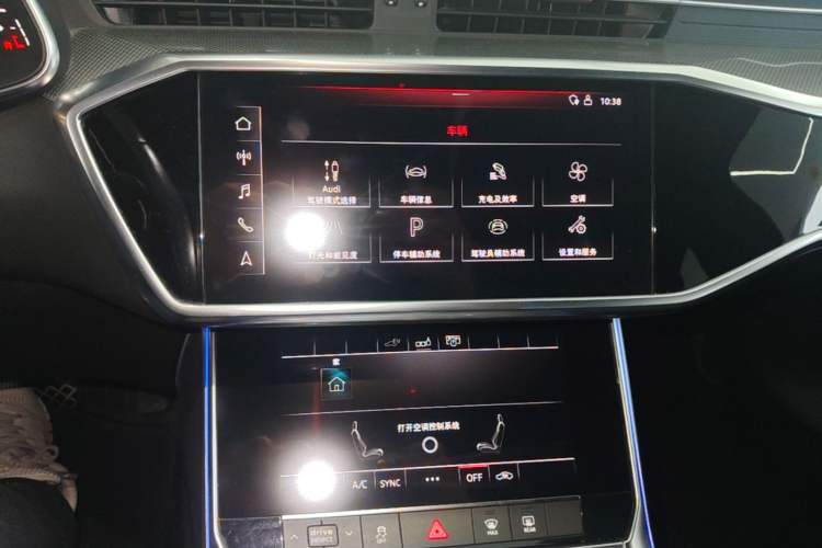 Used Audi A6L New Energy 2020 55 TFSI e quattro Audio And AC Panel