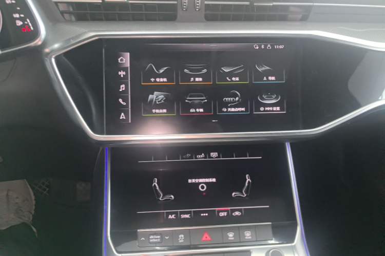 Used Audi A6L New Energy 2020 55 TFSI e quattro Audio And AC Panel