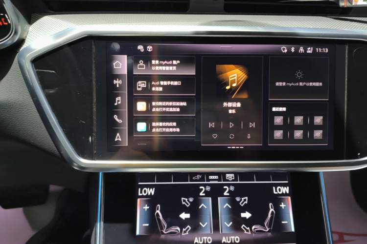 Used Audi A6L New Energy 2020 55 TFSI e quattro Audio And AC Panel
