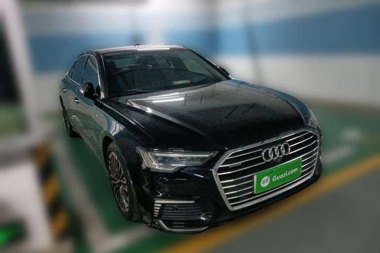 Used Audi A6L New Energy 2020 55 TFSI e quattro Front Right 45 Deg