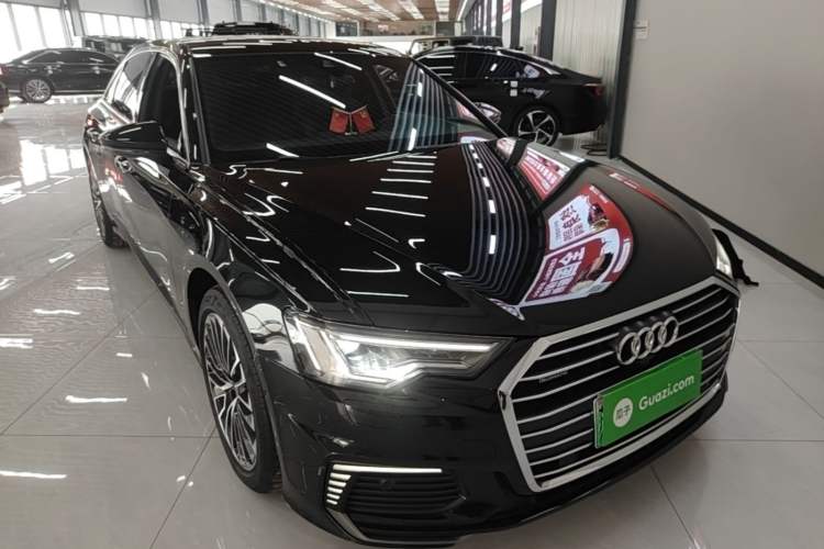 Used Audi A6L New Energy 2020 55 TFSI e quattro Front Right 45 Deg