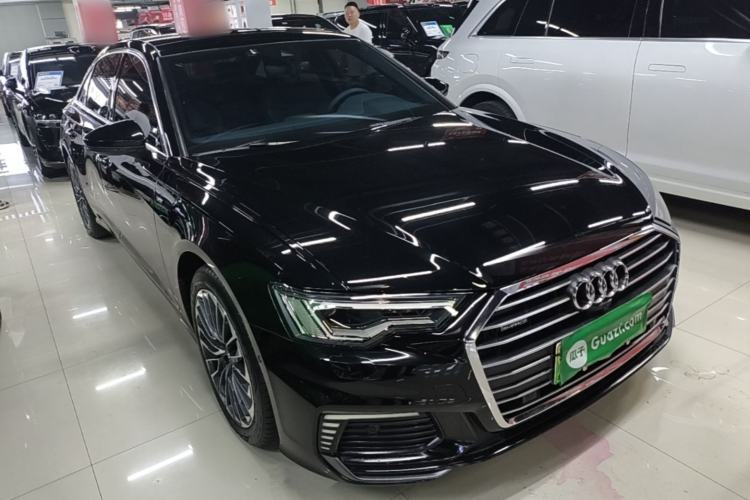Used Audi A6L New Energy 2020 55 TFSI e quattro Front Right 45 Deg