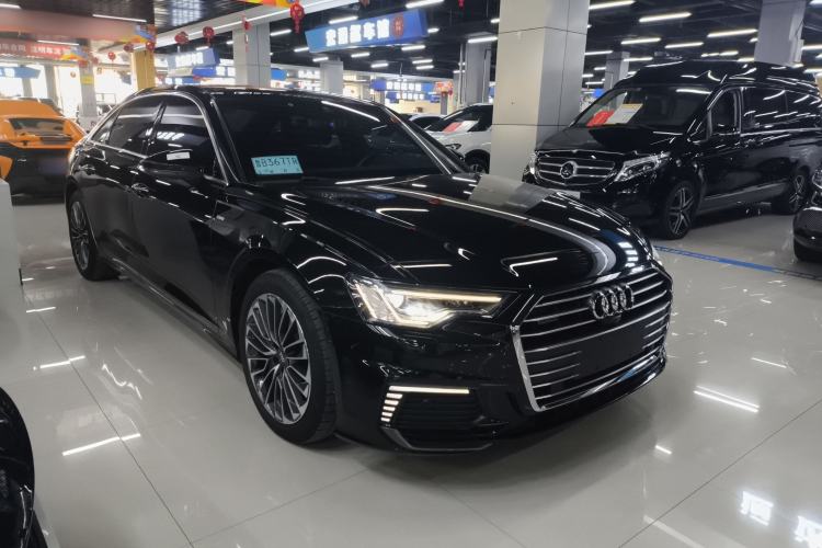 Used Audi A6L New Energy 2020 55 TFSI e quattro Front Right 45 Deg