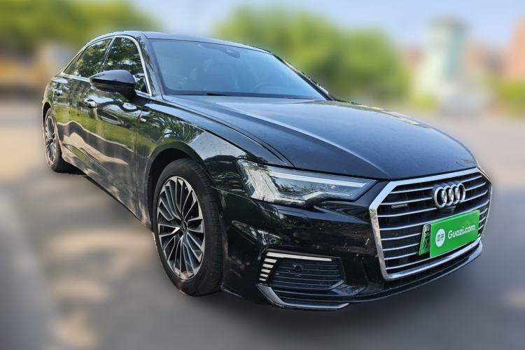Used Audi A6L New Energy 2020 55 TFSI e quattro Front Right 45 Deg