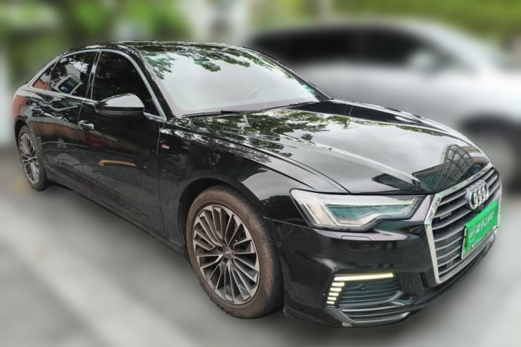 Used Audi A6L New Energy 2020 55 TFSI e quattro Front Right 45 Deg