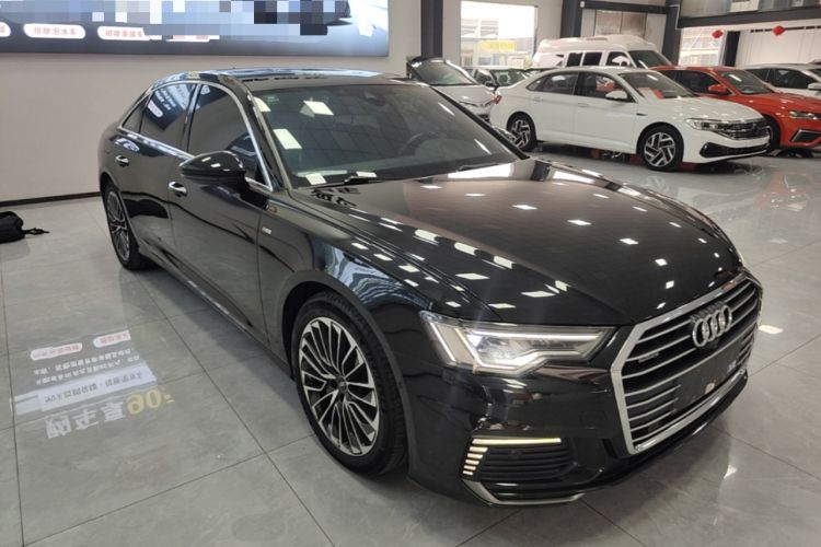 Used Audi A6L New Energy 2020 55 TFSI e quattro Front Right 45 Deg