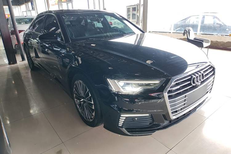 Used Audi A6L New Energy 2020 55 TFSI e quattro Front Right 45 Deg