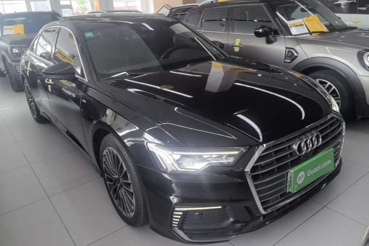 Used Audi A6L New Energy 2020 55 TFSI e quattro Front Right 45 Deg