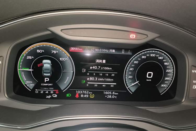Used Audi A6L New Energy 2020 55 TFSI e quattro Instrument Cluster
