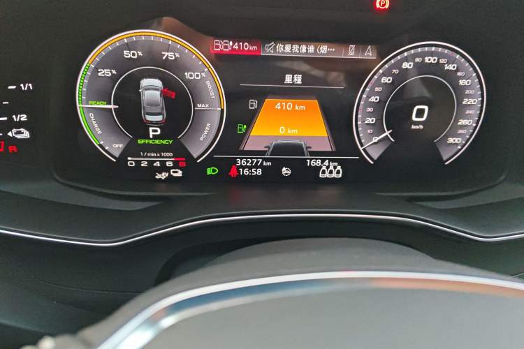 Used Audi A6L New Energy 2020 55 TFSI e quattro Odometer Close Up