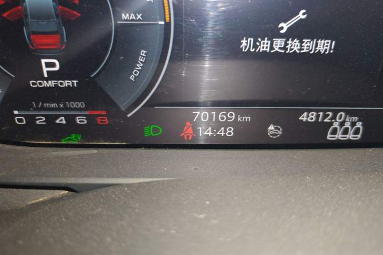 Used Audi A6L New Energy 2020 55 TFSI e quattro Odometer Close Up