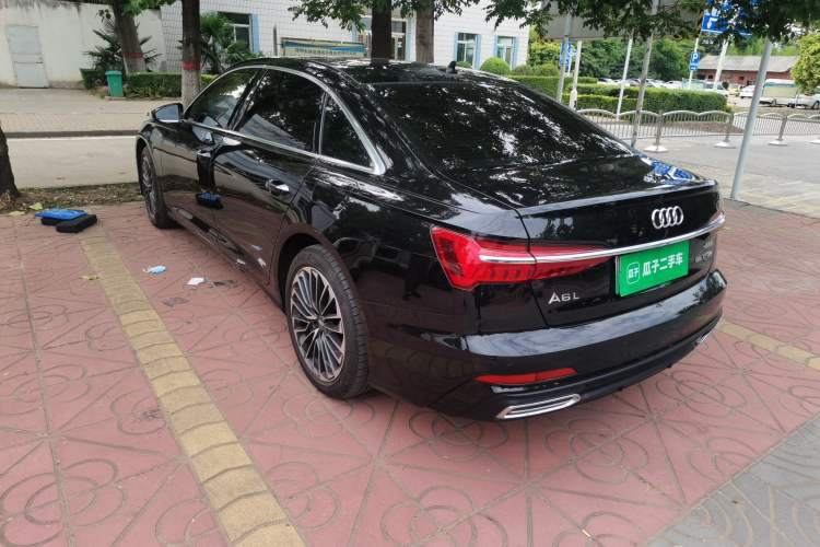 Used Audi A6L New Energy 2020 55 TFSI e quattro Rear Left 45 Deg