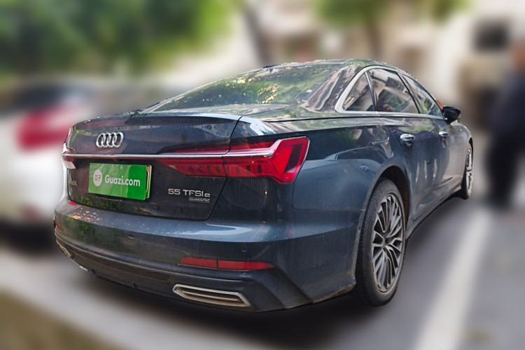 Used Audi A6L New Energy 2020 55 TFSI e quattro Rear Right 45 Deg