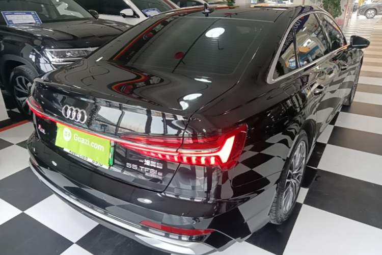 Used Audi A6L New Energy 2020 55 TFSI e quattro Rear Right 45 Deg