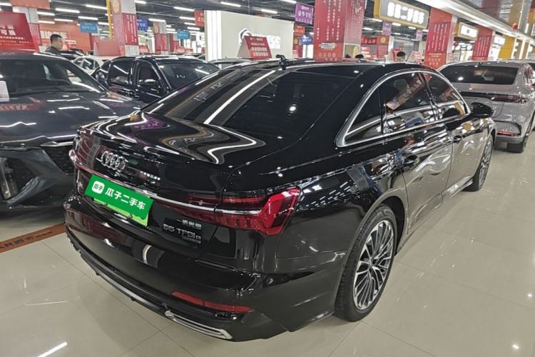 Used Audi A6L New Energy 2020 55 TFSI e quattro Rear Right 45 Deg