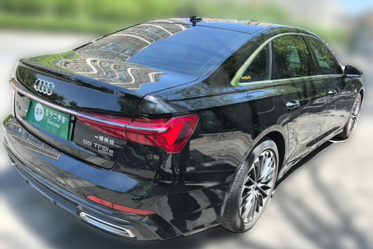 Used Audi A6L New Energy 2020 55 TFSI e quattro Rear Right 45 Deg