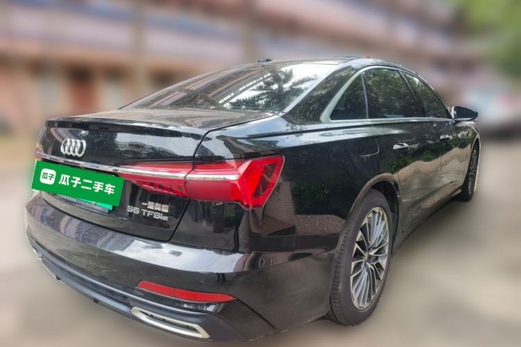 Used Audi A6L New Energy 2020 55 TFSI e quattro Rear Right 45 Deg