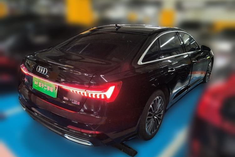 Used Audi A6L New Energy 2020 55 TFSI e quattro Rear Right 45 Deg