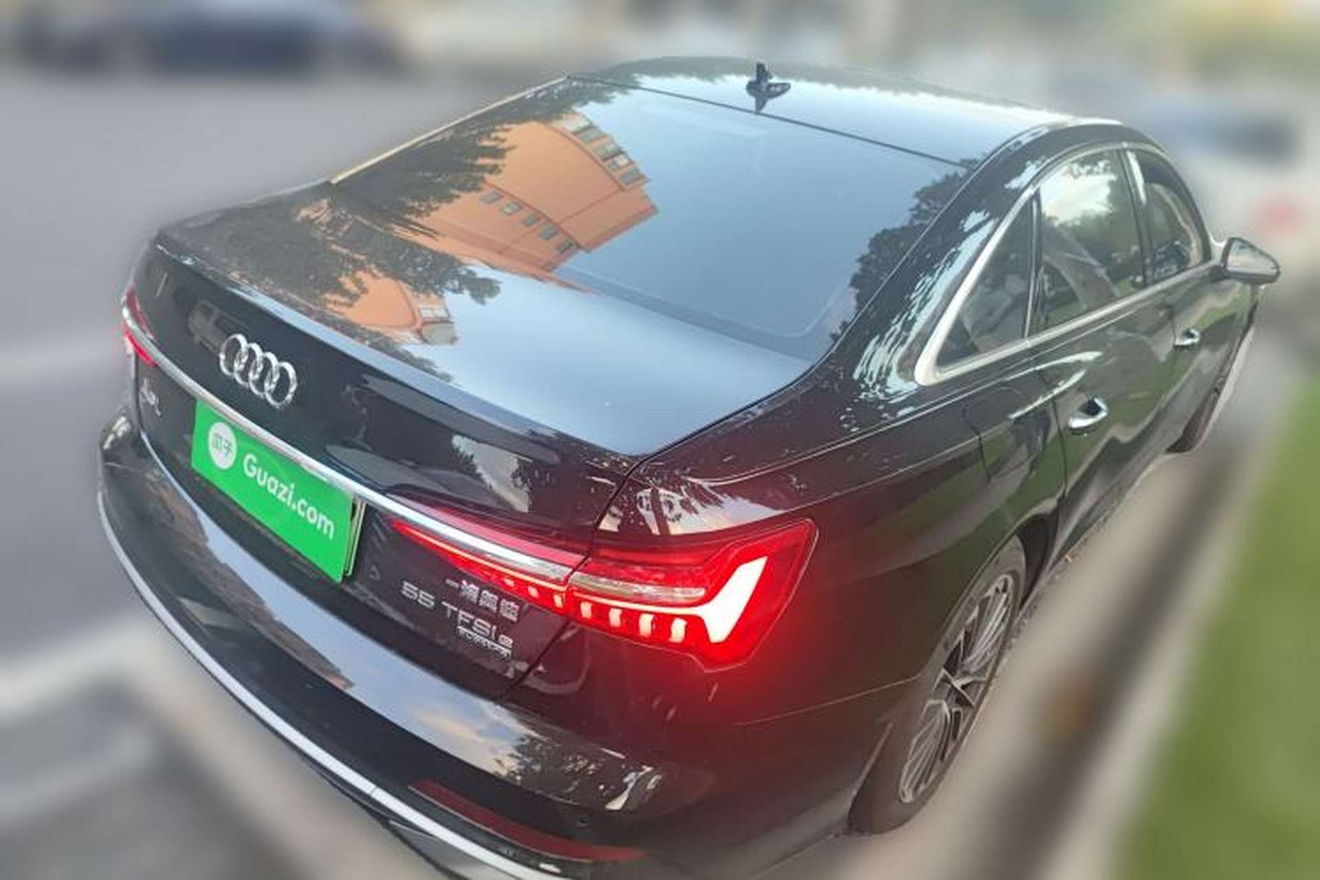 Used Audi A6L New Energy 2020 55 TFSI e quattro Rear Right 45 Deg