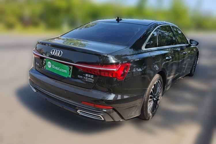 Used Audi A6L New Energy 2020 55 TFSI e quattro Rear Right 45 Deg