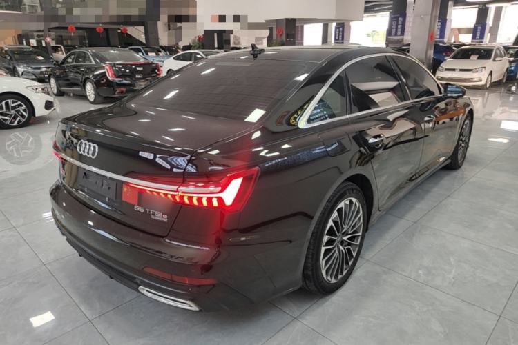 Used Audi A6L New Energy 2020 55 TFSI e quattro Rear Right 45 Deg