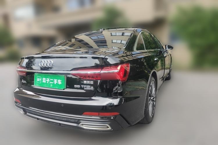 Used Audi A6L New Energy 2020 55 TFSI e quattro Rear Right 45 Deg