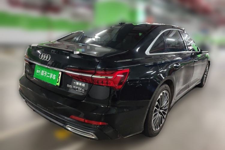 Used Audi A6L New Energy 2020 55 TFSI e quattro Rear Right 45 Deg