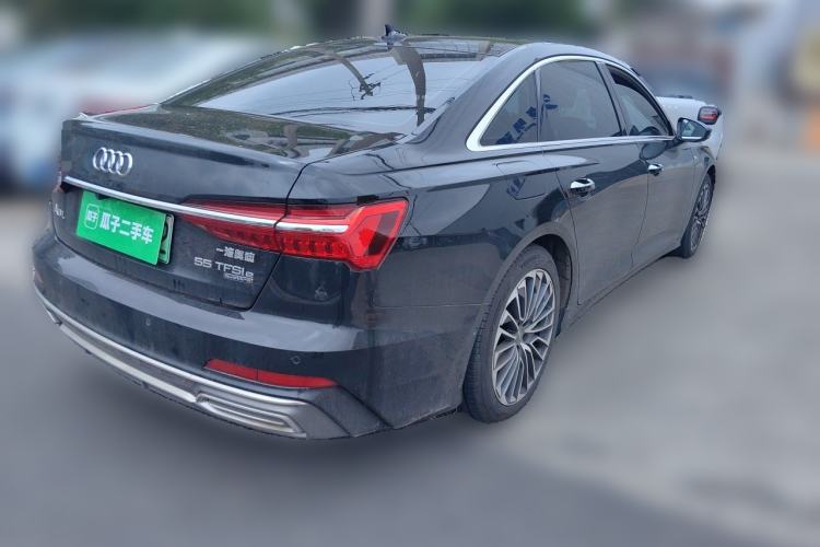 Used Audi A6L New Energy 2020 55 TFSI e quattro Rear Right 45 Deg