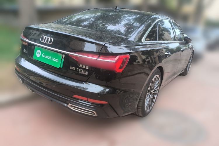 Used Audi A6L New Energy 2020 55 TFSI e quattro Rear Right 45 Deg