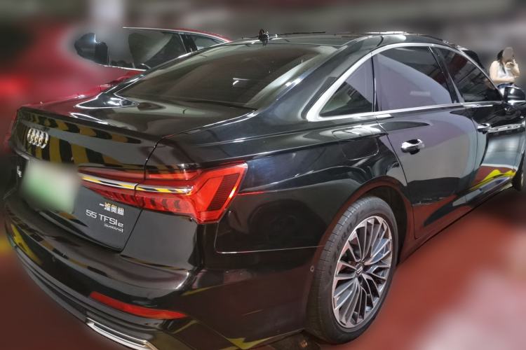 Used Audi A6L New Energy 2020 55 TFSI e quattro Rear Right 45 Deg