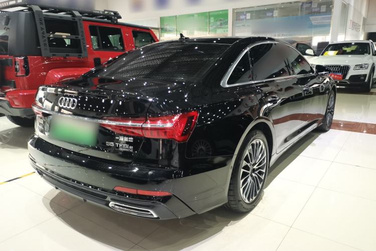 Used Audi A6L New Energy 2020 55 TFSI e quattro Rear Right 45 Deg