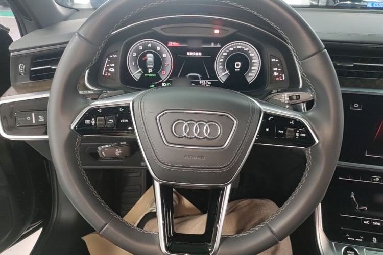 Used Audi A6L New Energy 2020 55 TFSI e quattro Steering Wheel