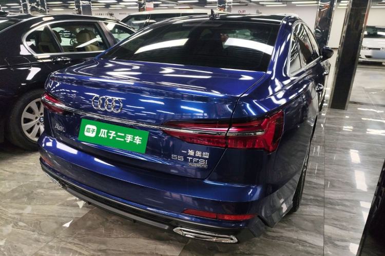 Used Audi A6L New Energy 2020 55 TFSI e quattro Rear Right 45 Deg