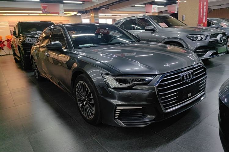 Used Audi A6L New Energy 2020 55 TFSI e quattro Front Right 45 Deg