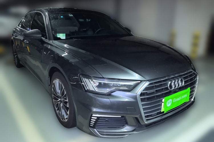 Used Audi A6L New Energy 2020 55 TFSI e quattro Front Right 45 Deg