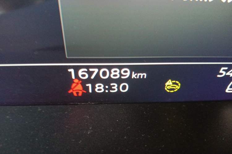 Used Audi A6L New Energy 2020 55 TFSI e quattro Odometer Close Up
