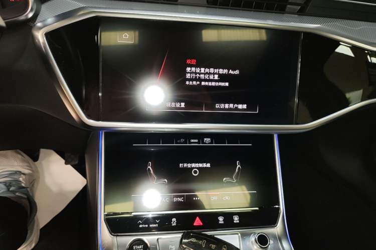 Used Audi A6L New Energy 2022 55 TFSI e quattro Audio And AC Panel