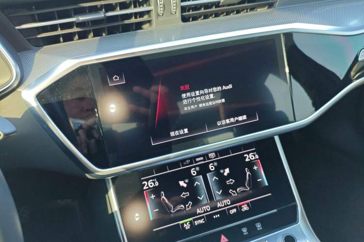 Used Audi A6L New Energy 2022 55 TFSI e quattro Audio And AC Panel