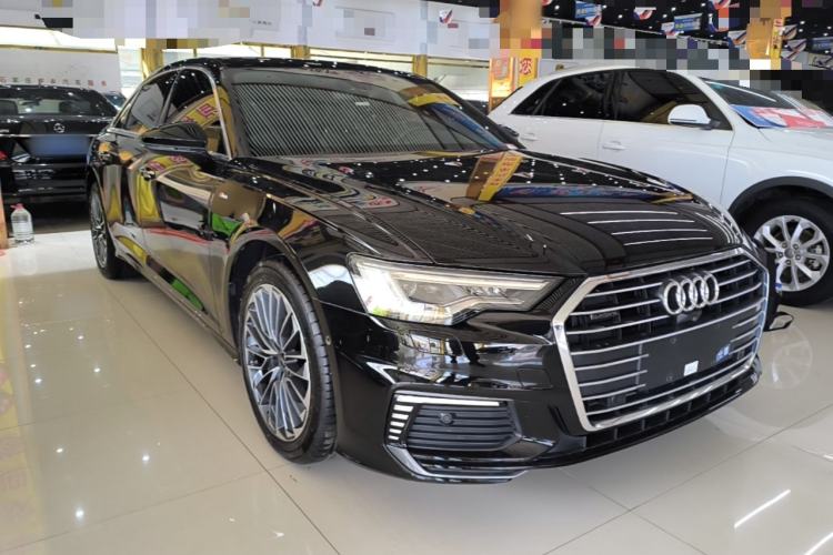 Used Audi A6L New Energy 2022 55 TFSI e quattro Front Right 45 Deg